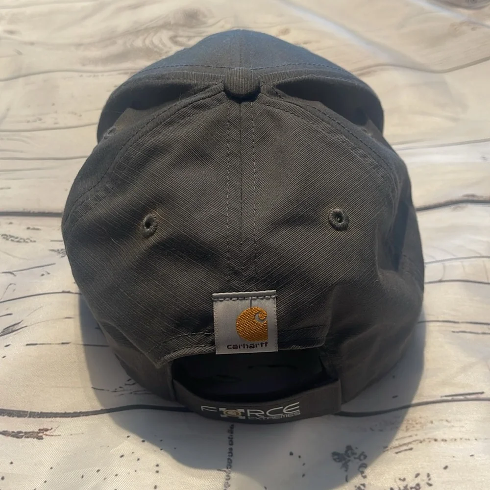 Carhartt Dark Gray Baseball Cap Preowned Measurements